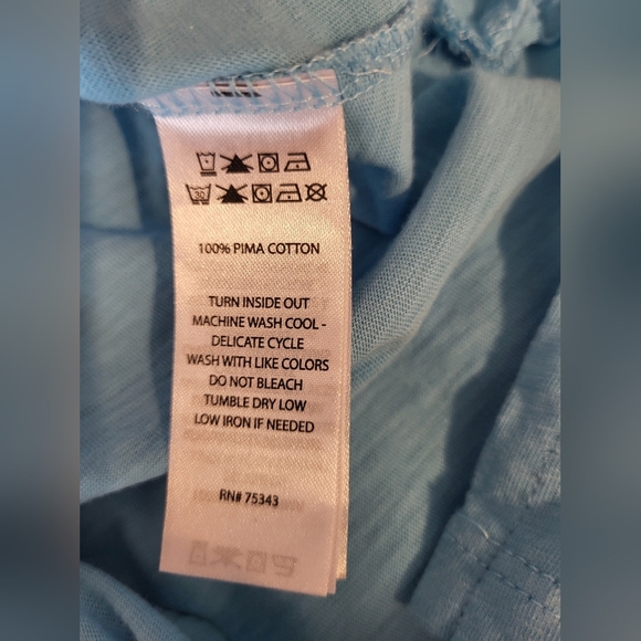 C&C California Sky Blue Tank Top, Size XL - Picture 5 of 5